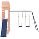 preview thumbnail 5 of 19, vidaXL Swing Set Outdoor Backyard Wooden Playground Equipment for Kids Age 3-8