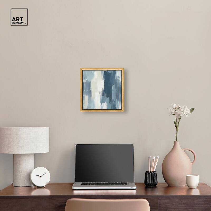 Blue Union Canvas by Art Remedy