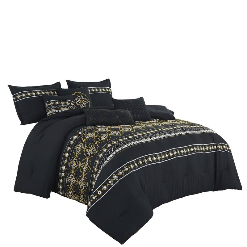 Tzilla Luxury 7 Piece Comforter set