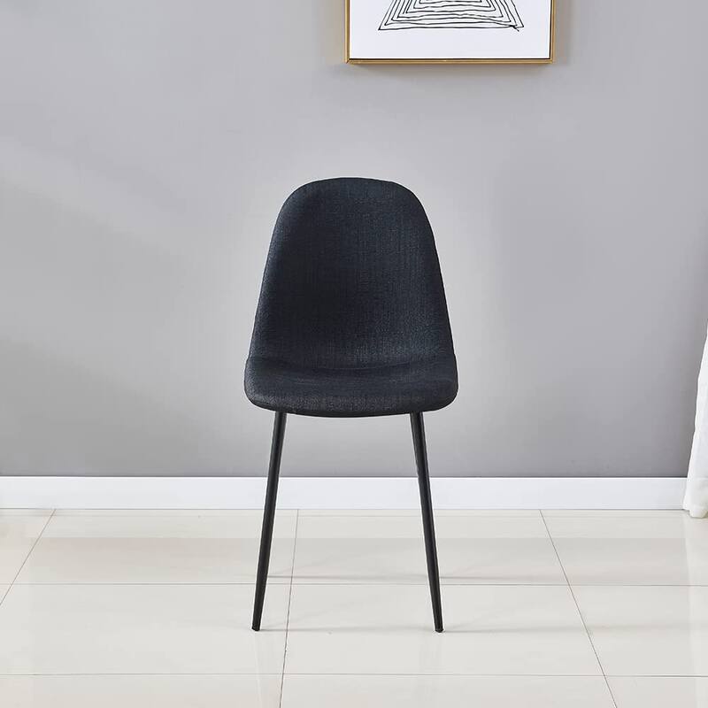 Modern Upholstered Cover Dining Chair for Kitchen, Set of 4 - N/A
