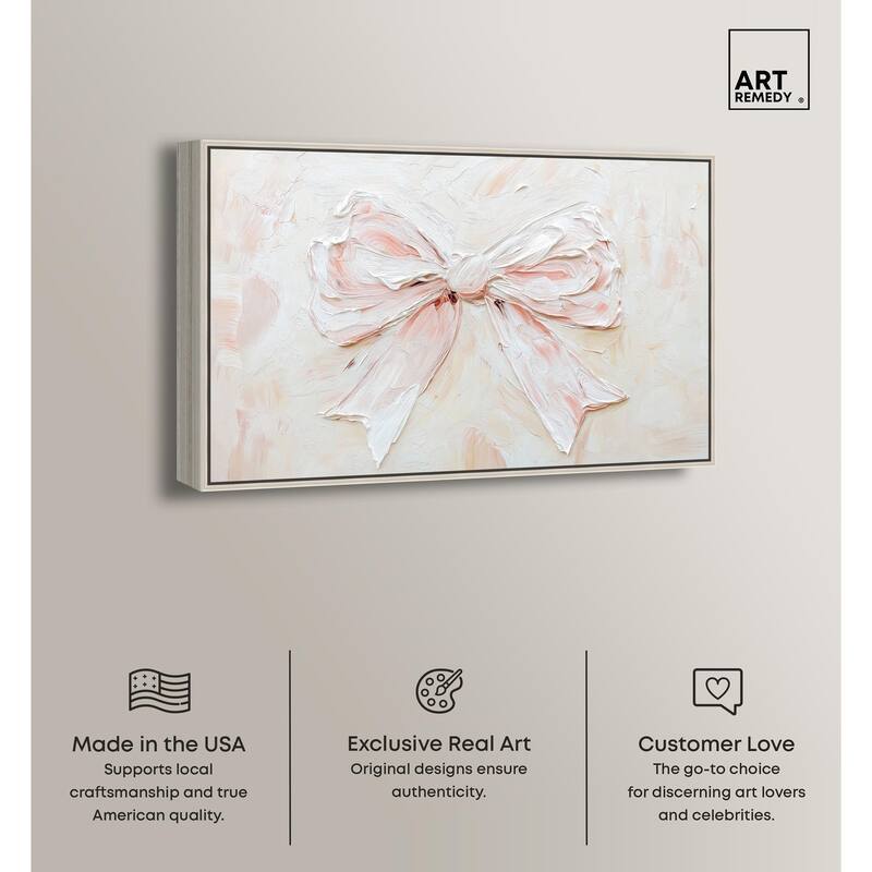 Relief Ribbons Canvas by Art Remedy