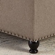 preview thumbnail 27 of 34, Large Upholstered Button Tufted Square Storage Ottoman with Nail Trims