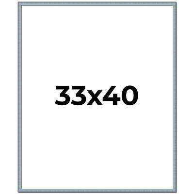 33x40 Frame Rustic Sky Blue Solid Wood Picture Frame | 0.75 Inch
