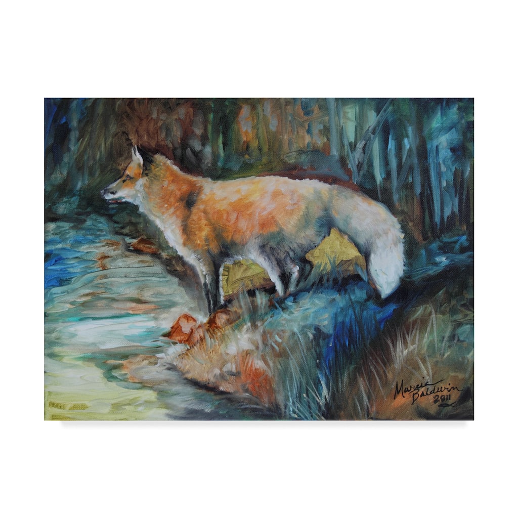 Marcia Baldwin 'Red Fox Ii' Canvas Art