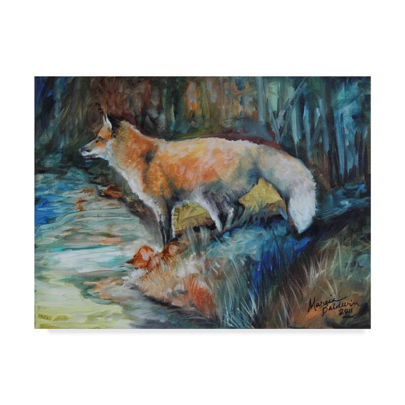 Marcia Baldwin 'Red Fox Ii' Canvas Art