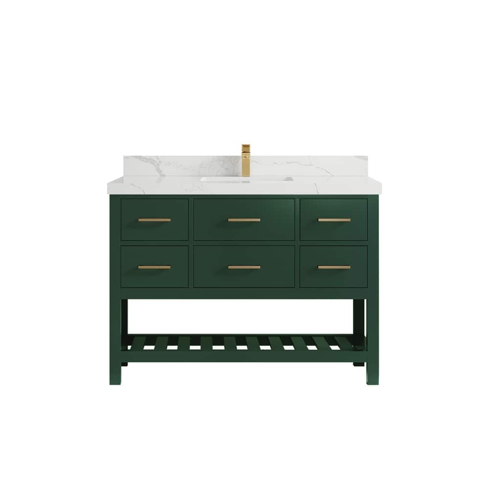 Willow Collections 48 in. W x 22 in. D Parker Single Sink Bathroom Vanity with Countertop