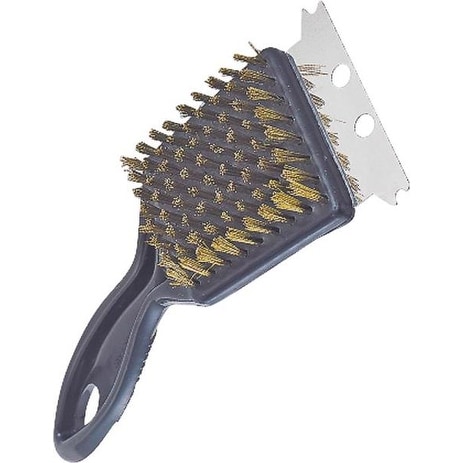 Toolbasix SP2403L Grill Brush With Scraper, 2-3/8" X 2-3/4"