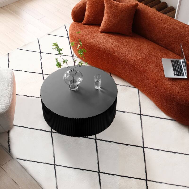 Marble Williamspace Fully Assembled Round Side Coffee Table For Living Room
