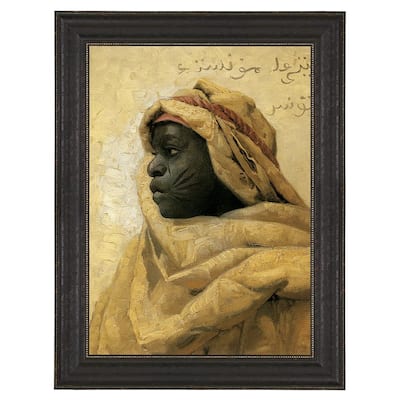 Design Toscano Portrait of a Nubian, 1886: Canvas Replica Painting: Large
