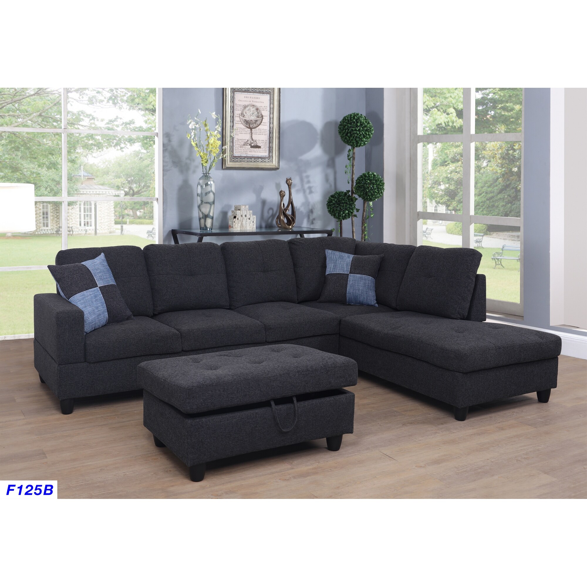 3 pc randall fabric sleeper sectional deals
