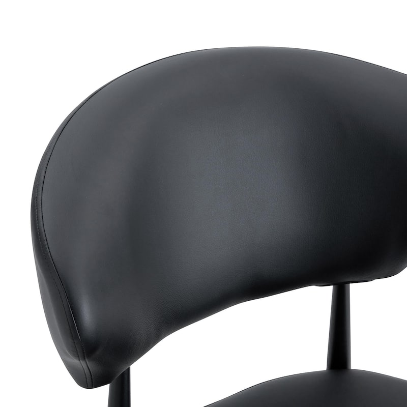 5-Piece Dining Table Set, 42" Modern Round Table with Lower Shelf, 4 Chairs, Minimalist Dining Table and Chairs Set for 4