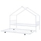 preview thumbnail 7 of 29, Twin Size Metal House Bed with Twin Size Trundle