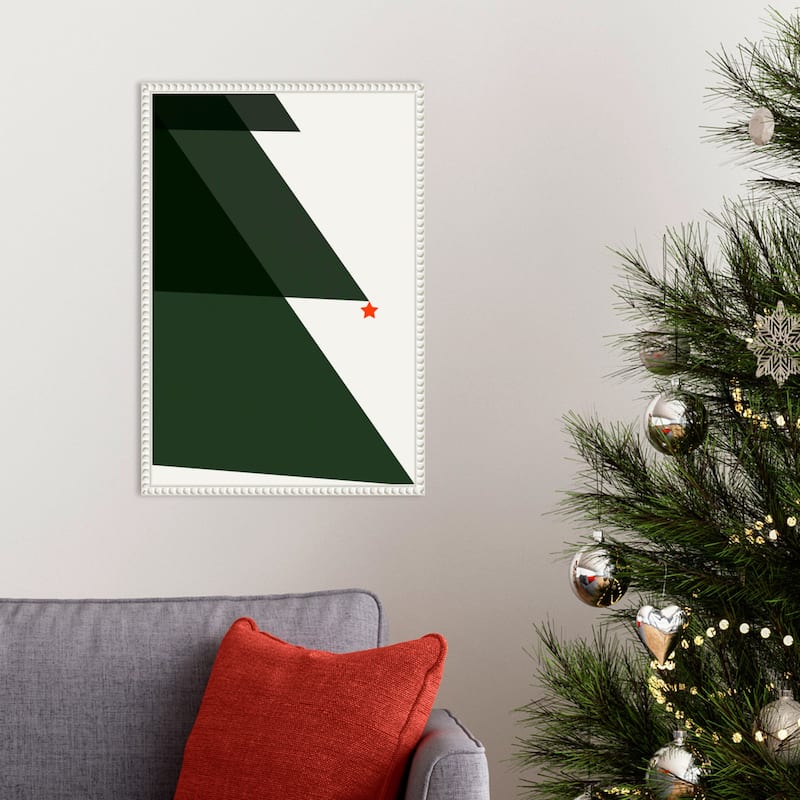 Silent Night 2 by Kubistika Framed Canvas Wall Art Print