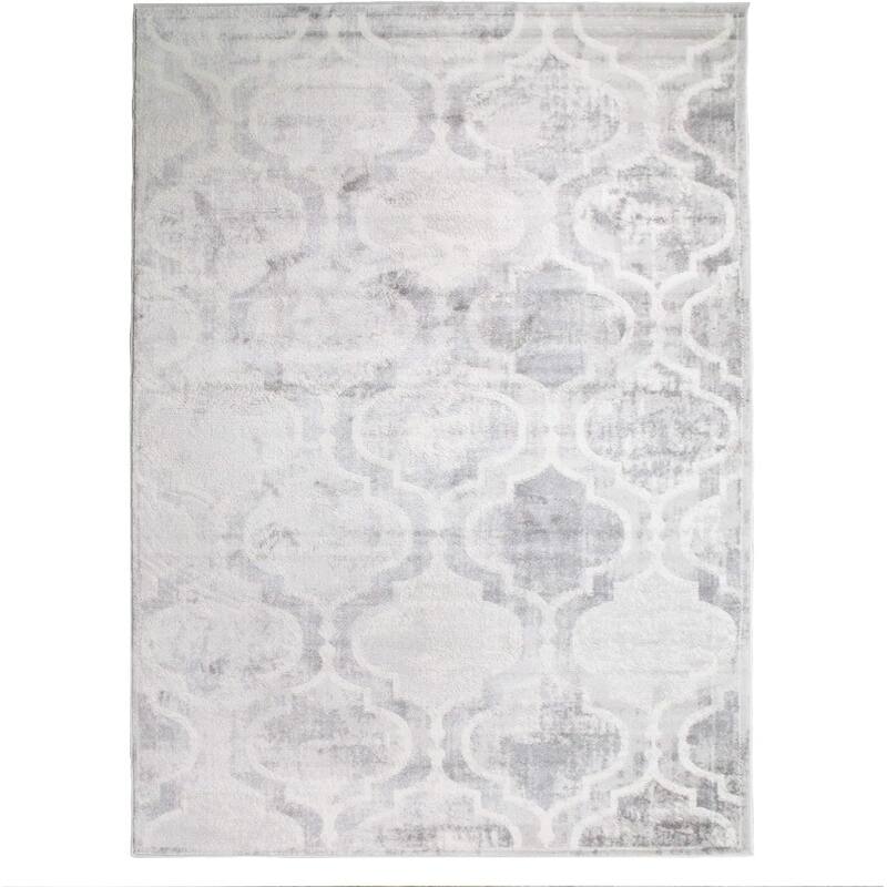 Superior Viking Contemporary Geometric Trellis Indoor Runner or Area Rug
