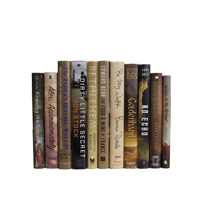 Books Brown Decorative Accessories: Boardwalk Dust Jacket ColorPak
