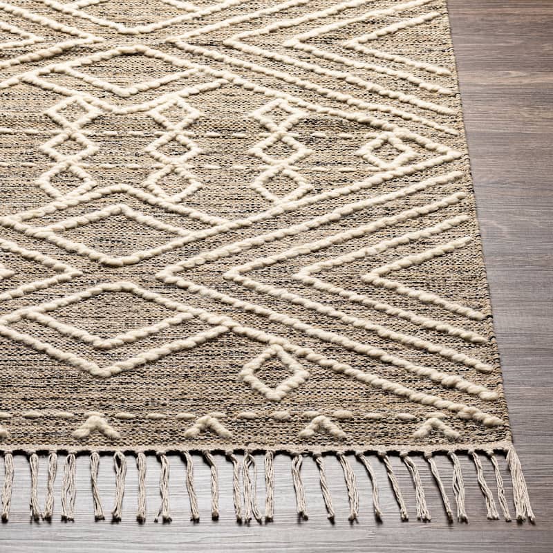 Livabliss Harris Handmade Cotton Boho Nomad Area Rug