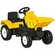 preview thumbnail 2 of 10, Kids Ride-On Excavator Tractor Car with Pedal Operation and Front Bucket for Sand Play, for Children 3-6 Years Old