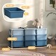 preview thumbnail 5 of 6, Qaba 3 Tier Kids Storage Unit, 9 Drawer Chest Toy Organizer Plastic Bins