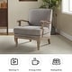 preview thumbnail 32 of 32, Rinaldo Farmhouse Polyester Armchair with Comfortable Backrest and Cushion by HULALA HOME