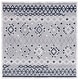 preview thumbnail 3 of 23, SAFAVIEH Marrakesh Sunneva Moroccan Boho Rug 6'7" Square - Grey/Navy - Square