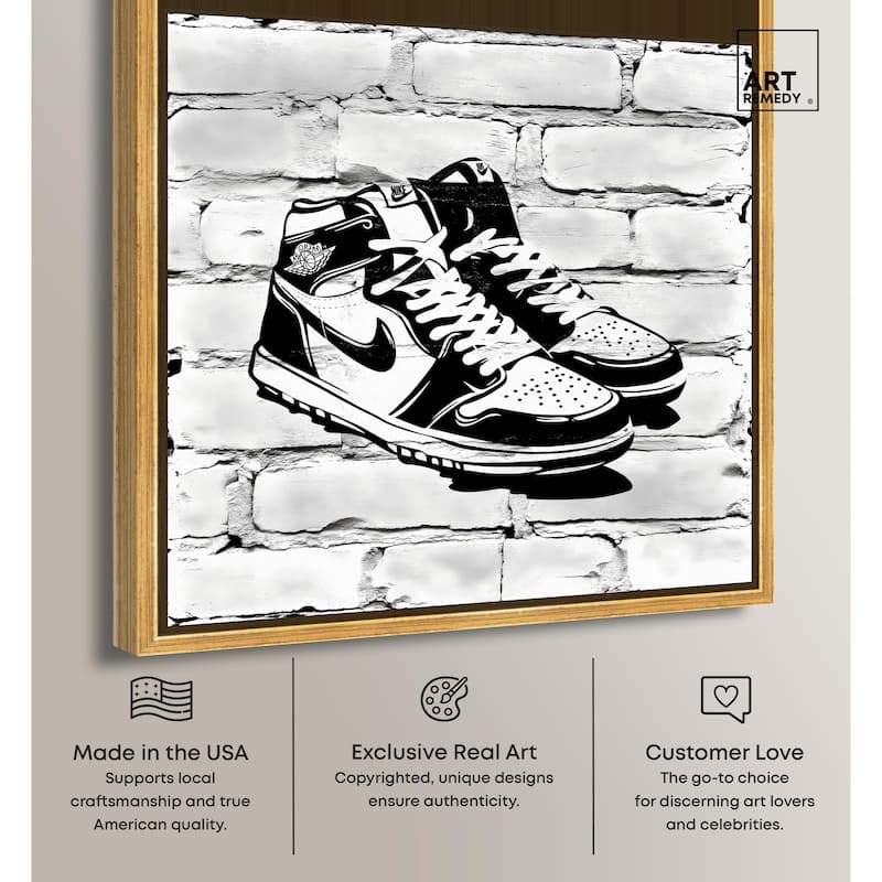 Brick City Jordans Canvas by Art Remedy