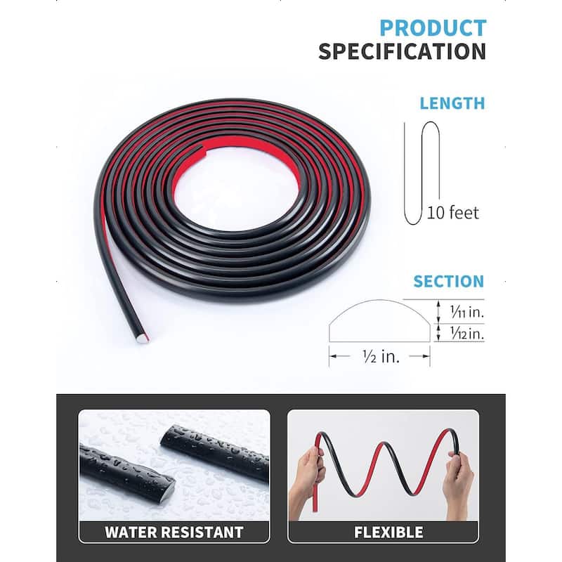 Art3d 10 Ft Peel and Stick Trim for Backsplash Tile Edge, Self-Adhesive Liner for Corner Decor in Stainless Steel