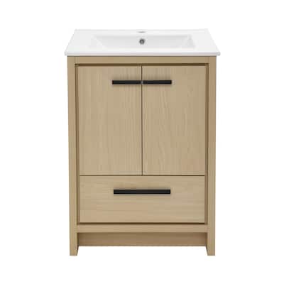 Virage 24 Freestanding, Bathroom Vanity In Natural Oak