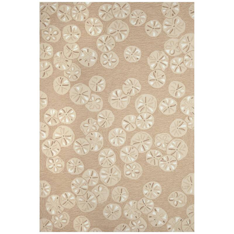 Liora Manne Capri Sea Biscuit Indoor/Outdoor Area Rug Seafoam 1'8" x 2'6" - 7'6" x 9'6" - Natural