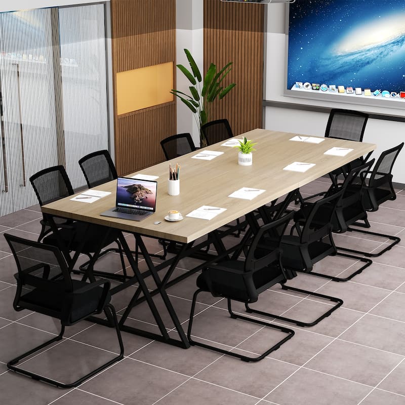 Gymax 4PCS 59'' Computer Desk Large Industrial Home Office Desk