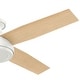 preview thumbnail 4 of 20, Hunter 52" Dempsey Low Profile Ceiling Fan with Handheld Remote - Contemporary, Transitional, Industrial, Farmhouse