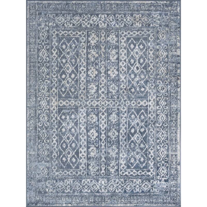 Linx Farmhouse Diamond Indoor Area Rug