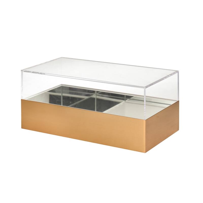 Elk Home Split Brass Metal Contemporary 14 Inch Wide Box