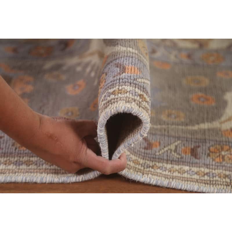 Over-Dyed Tabriz Persian Vintage Area Rug Handmade Wool Carpet - 8'10"x 11'2"