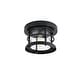 preview thumbnail 13 of 11, Jocelyn Outdoor Flush Mount in Black