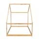 preview thumbnail 49 of 48, Twin/Full Size Montessori Bed Frame, Wood Floor Bed with Roof for Kids