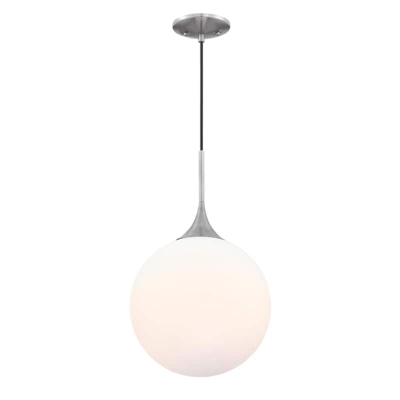 Westinghouse Lighting Moretti One-Light LED Brushed Nickel Indoor Pendant
