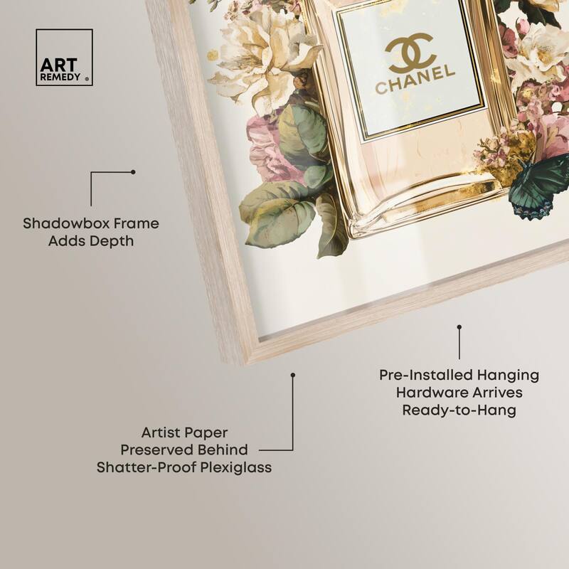 Glam Bloom Butterfly Perfume Shadowbox by Art Remedy