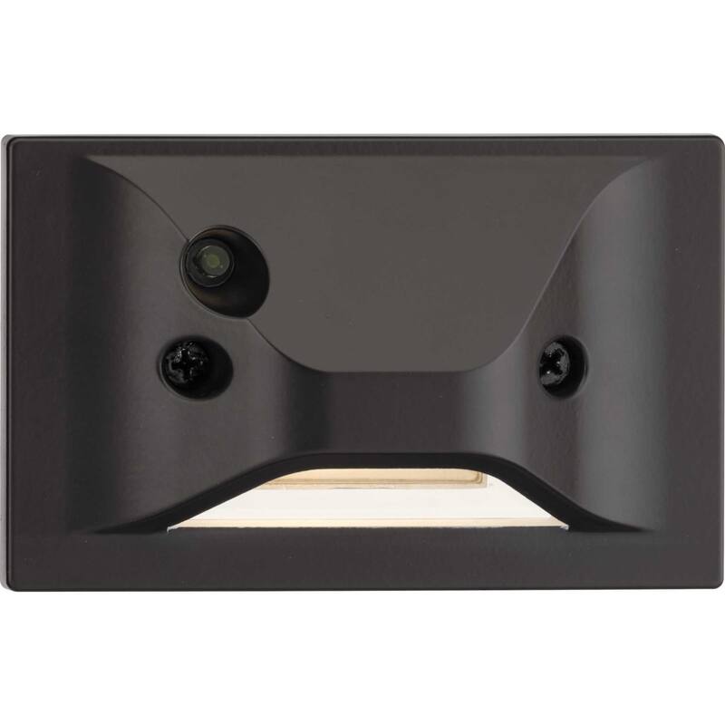 Progress Lighting P660007-30 Single LED Step Lights 120V LED Side - Antique Bronze