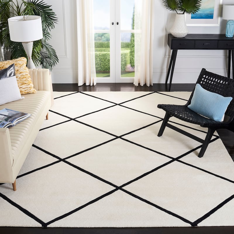SAFAVIEH, Handmade Chatham Ezzelina Modern Moroccan Wool Rug