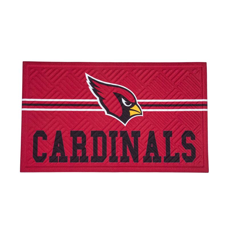 30 in. x 18 in. Embossed Mat, Cross Hatch, Arizona Cardinals