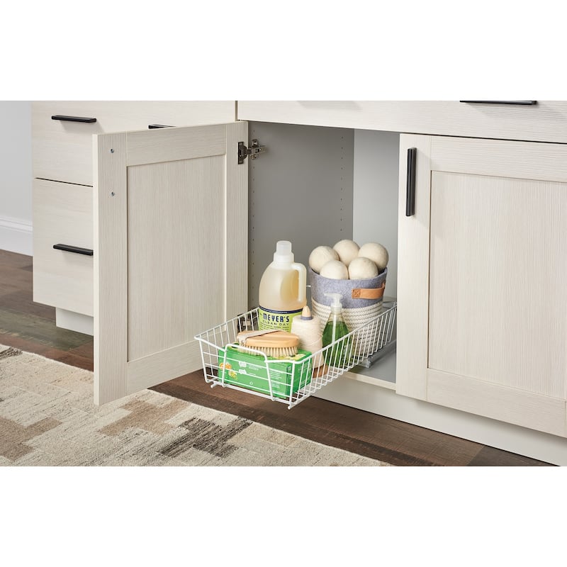 ClosetMaid White Finish 11 in. Pull Out Cabinet Organizer