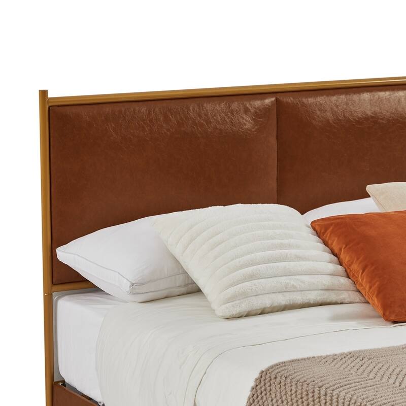 Classic Metal Platform bed with Four drawers