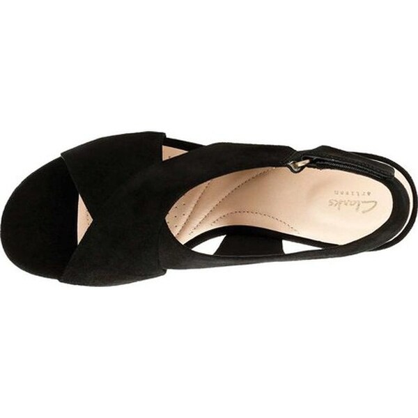 clarks maritsa lara black suede