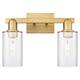 Option Brushed Brass / Clear
