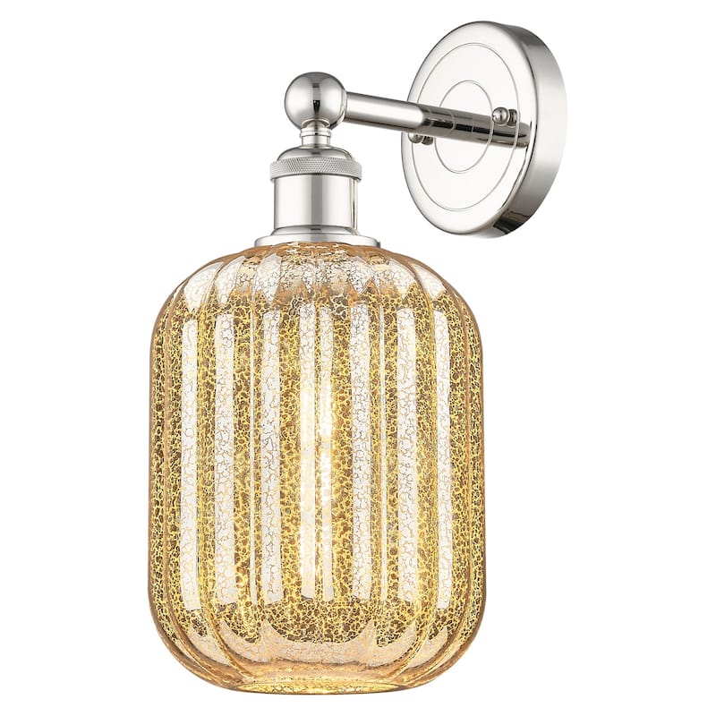 Innovations Lighting 616-1W-14-7 Preston Sconce Preston 14" Tall Wall - Polished Nickel / Mercury