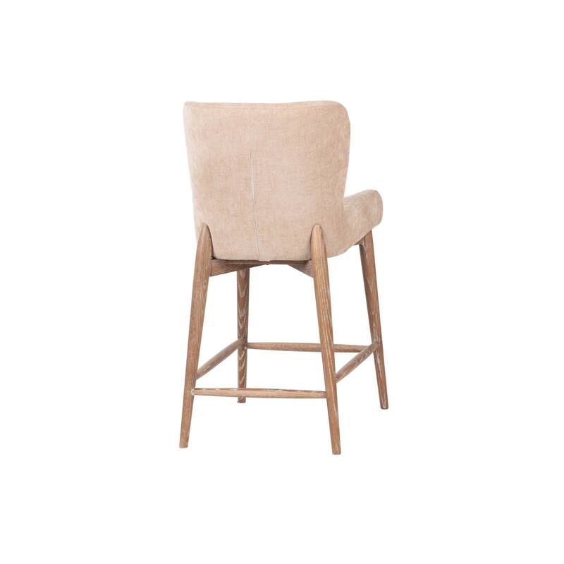 Notting Hi 27" Counter Stool, Champagne Chenille