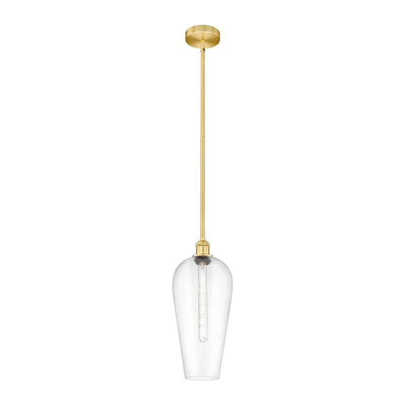 Innovations Lighting Endless Possibilities Edison - Chelsea - 1 Light 8" Stem Hung Mini Pendant - Clear/Satin Gold