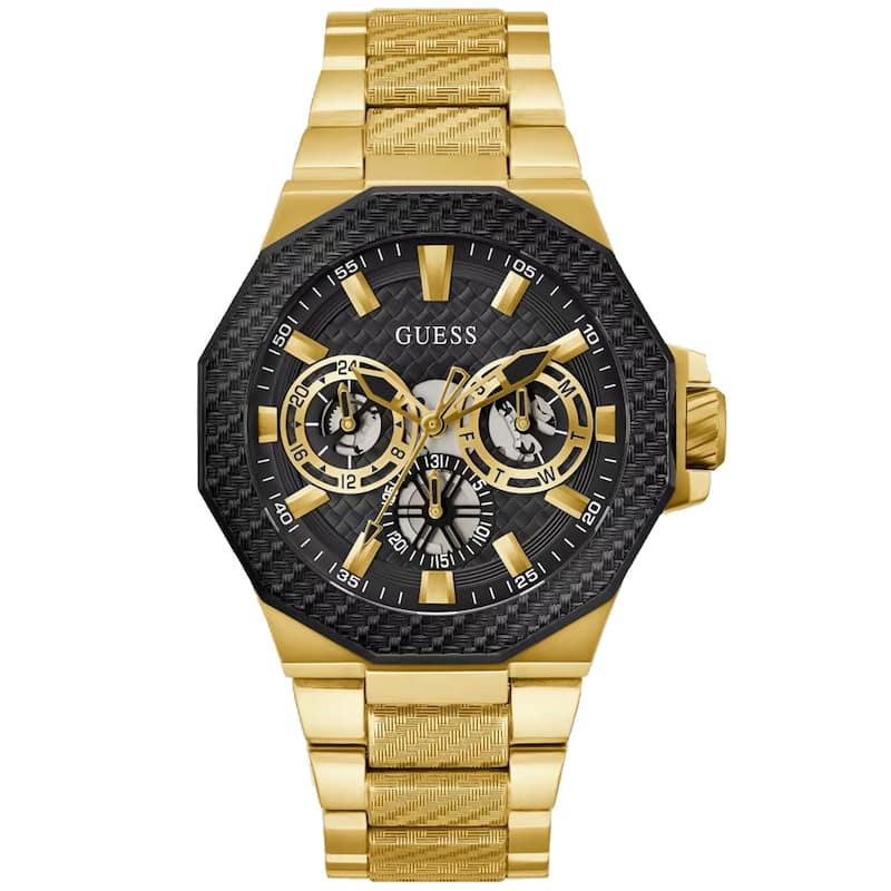 Guess Men's Indy Black Dial Watch - GW0636G2 - 6 (36)