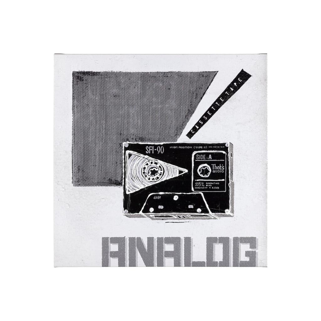 Cassette Tape I (30 x 30) Canvas Art Print