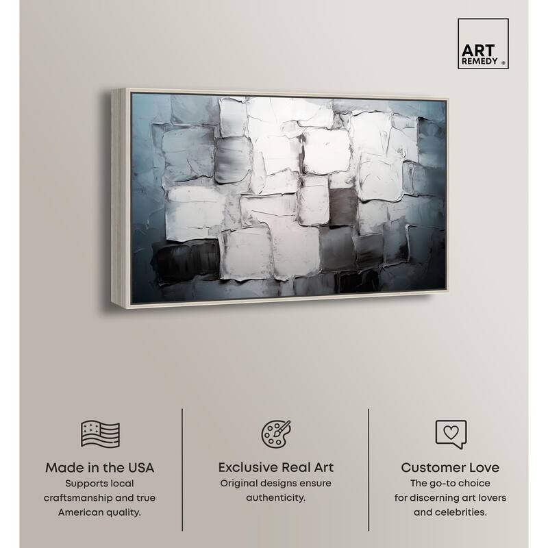 Urban Grid Canvas by Art Remedy